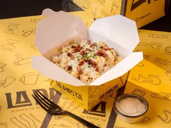 Pasta Carbonara - Pasta al estilo venezolano - La Pasta Maracaibo — Foto 1 de 2